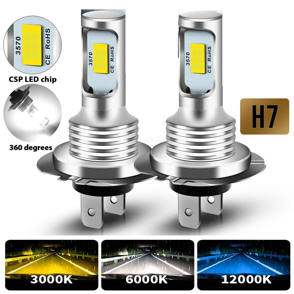 ̴  LED Ʈ , CSP ڵ 工, ڵ ̿ , ͺ LED 12V, H7 H4 H1 H3, 80W, 20000LM, 6500K, 2 